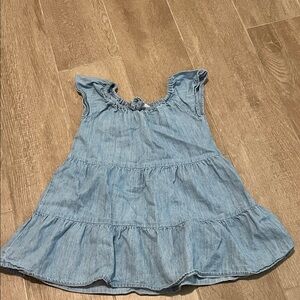 The Children's Place Light Blue Ruffle Top
